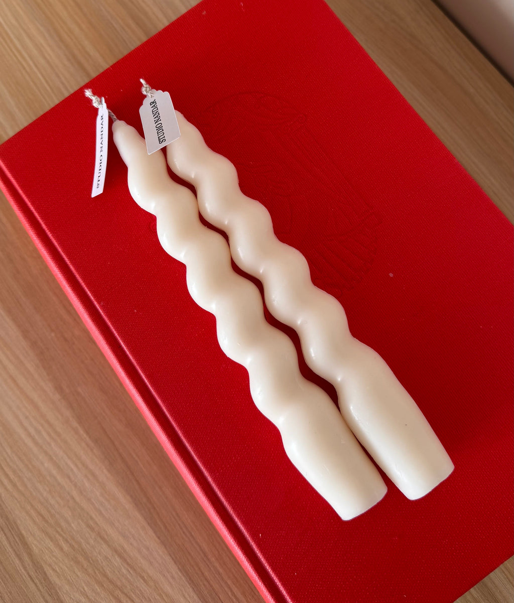 Unscented Twist Taper Candle