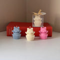 Cupcake Bear Candle
